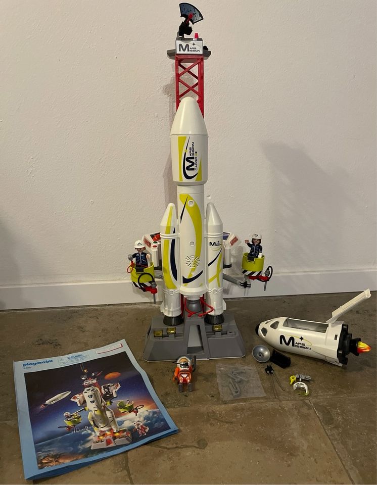 Playmobil Space 9488 Mars rakete mit startrampe in Olfen