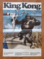 KING KONG - Kinoplakat A1 - Gefaltet - 1976 /  Bridges - Lange Hessen - Bensheim Vorschau