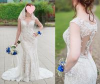 Mermaid Hochzeitskleid Spitze Vanilla Sposa +Schuhe +Schleier 38 Baden-Württemberg - Ludwigsburg Vorschau