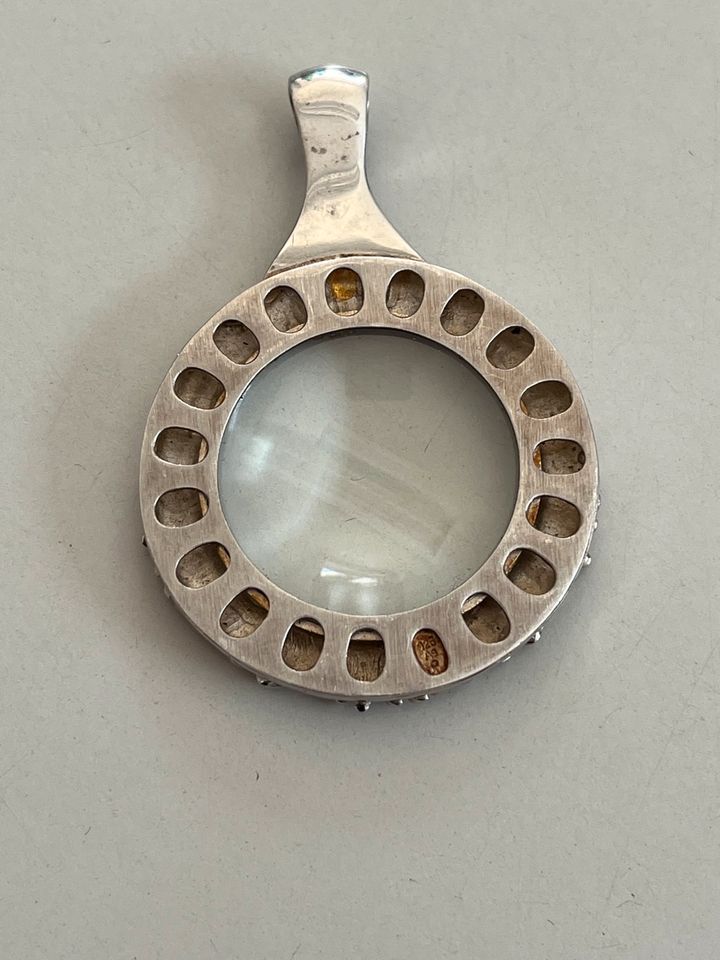 925 Silber Lupenanhänger HSE  Lupenglas  3,5 Fach ❤️ in Köln