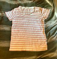 ARMEDANGELS Shirt | Gr.S | weiß mit roten Streifen Köln - Ehrenfeld Vorschau