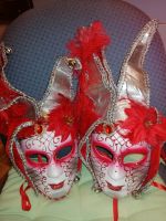 Versch. Karnevalsmasken, rot, schwarz, blau usw., guter Zustand Nordrhein-Westfalen - Hamm Vorschau