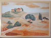 Mediterranes Wandbild Toskana Landschaft groß Dresden - Langebrueck Vorschau