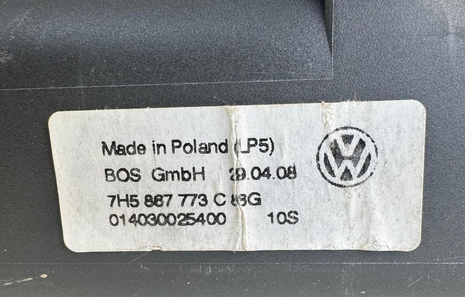 VW T5 Multivan Rollo,Laderaum, Gepäckraum, Kofferraum Abdeckung in Hemmingen