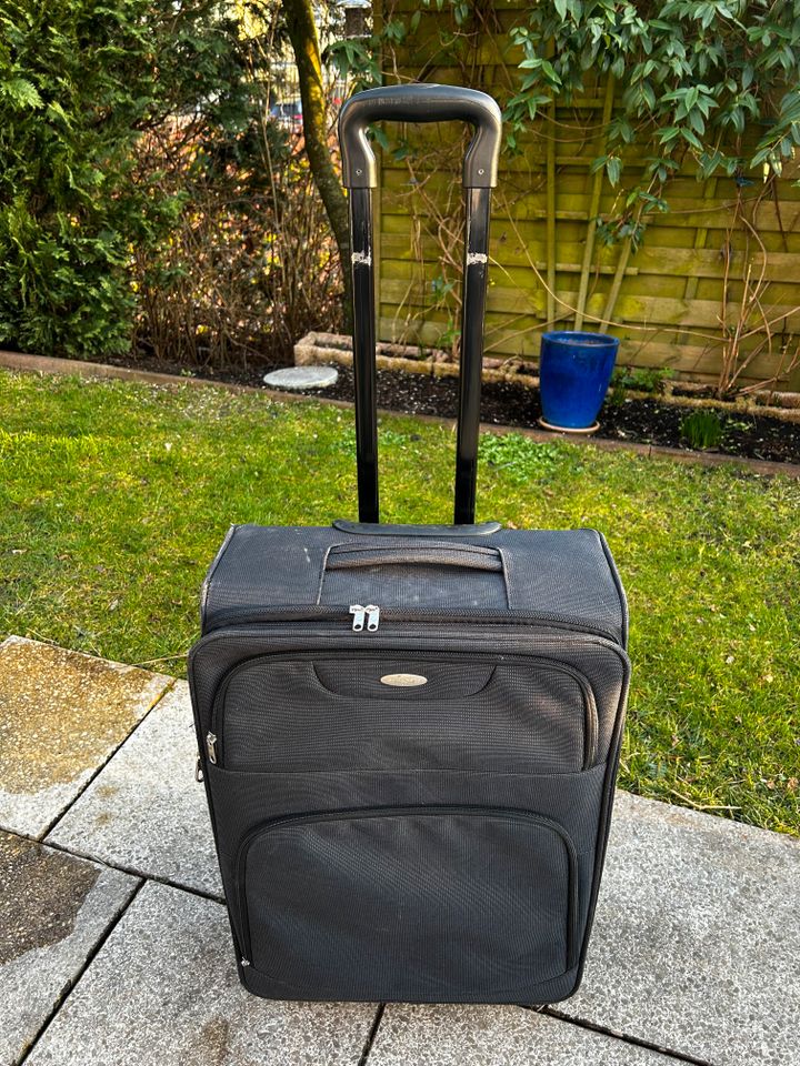 Travellite Koffer (schwarz/groß) Keine Handgepäck Größe ! in Bad Abbach