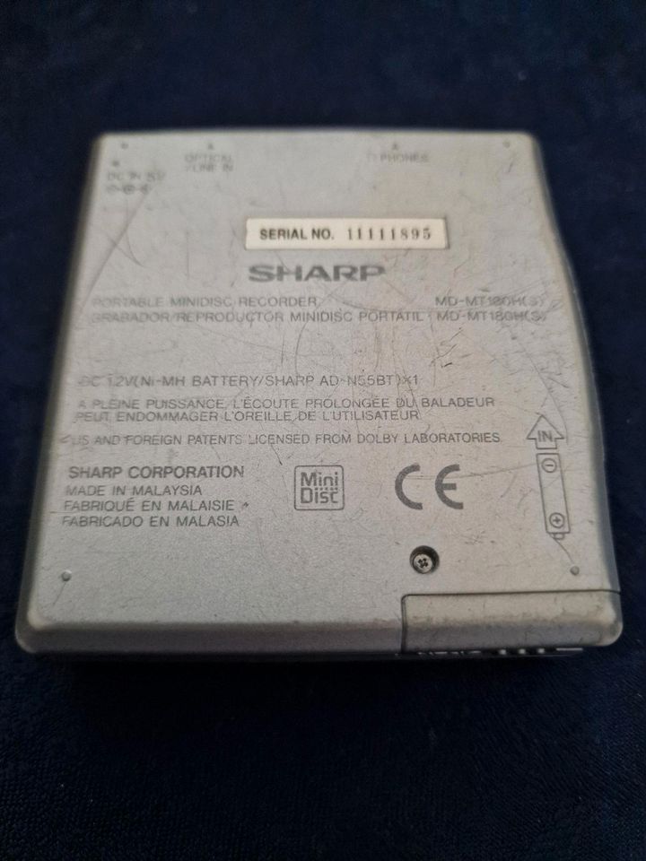 Sharp MDLP Minidisc Recorder MD-MT 180 H im KölnBonner Raum in Brühl