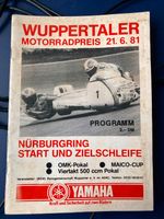 Programmheft Wuppertaler Motorradpreis 1981 Nordrhein-Westfalen - Bergisch Gladbach Vorschau
