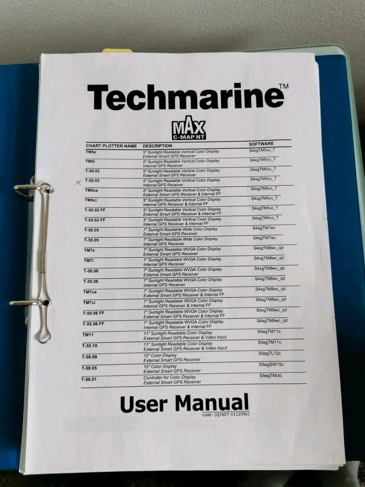 Kartenplotter Techmarine S55.02 in München