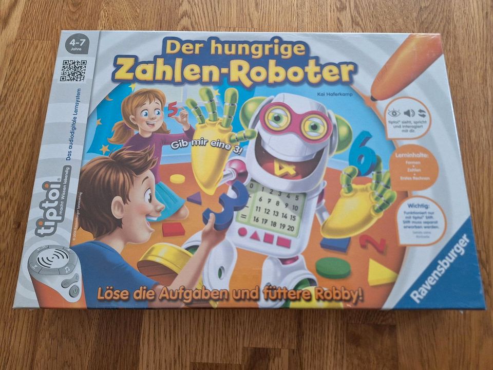 Tiptoi spiel Zahlen Roboter neu Ravensburger in Berlin