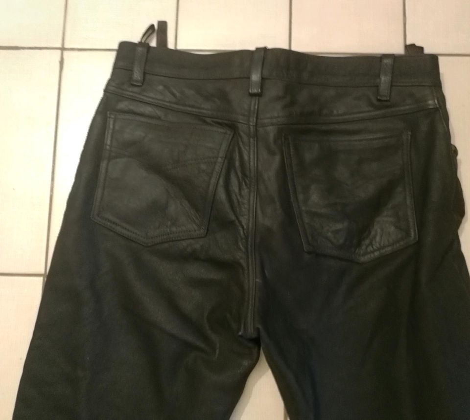 Lederhose Bikerhose aus echtem Leder! John Devin Classics Gr 50 in München