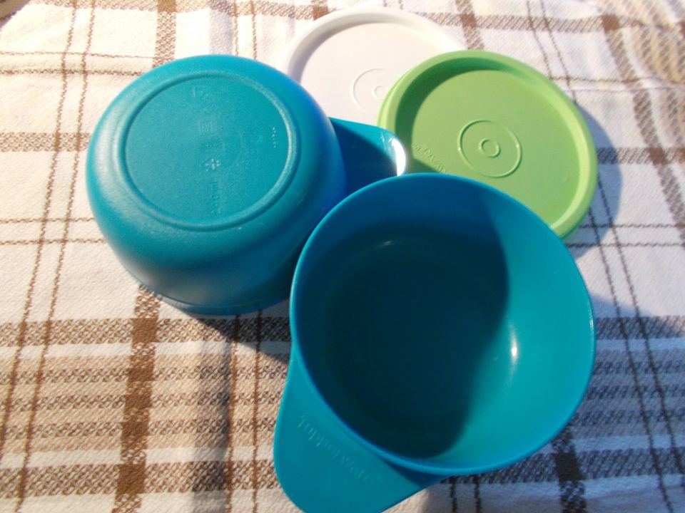 2 Füttertassen Schälchen Tupperware in Freyburg (Unstrut)