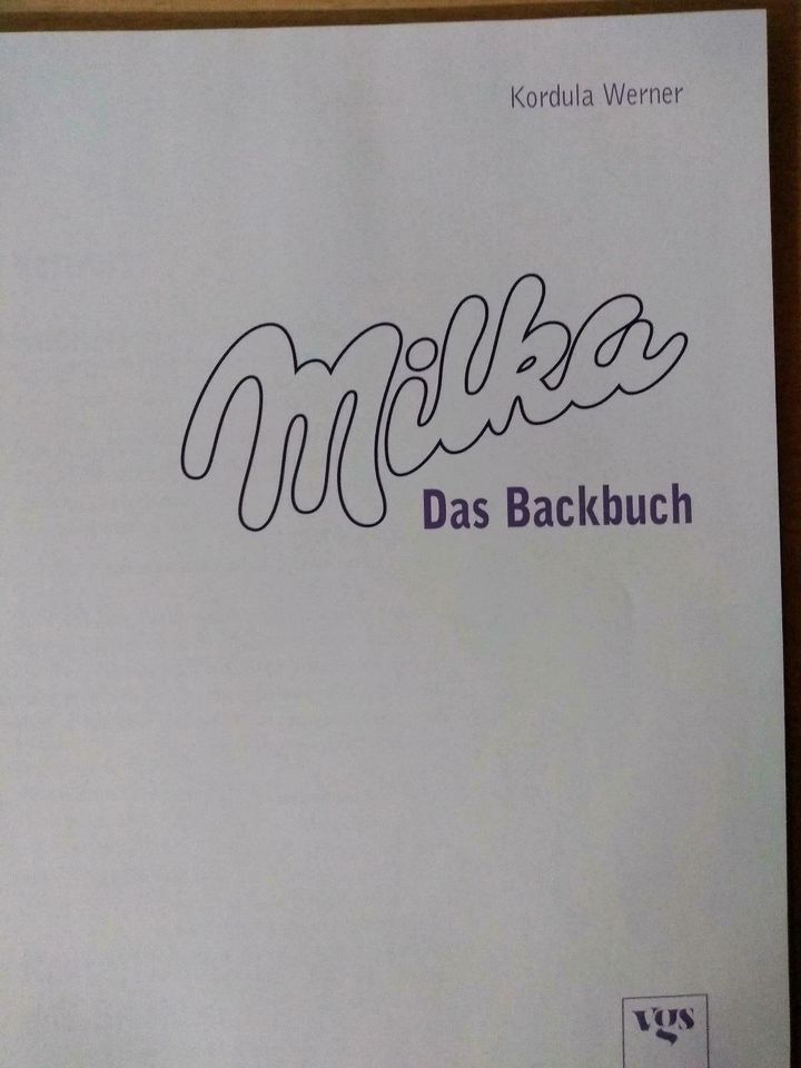 Milka das Backbuch auch 2001, Backbuch Milka Kinderbücher in Ellingen