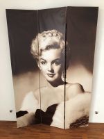 Paravent mit 2 Motiven: Marilyn Monroe / Audrey Hepburn Bayern - Buttenheim Vorschau