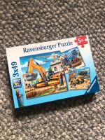 Ravensburger Puzzle Baustelle 3er Set wie NEU 5J 49 Teile Dresden - Klotzsche Vorschau