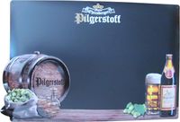 Will Bräu - Maria Ehrenberger - Pilgerstoff - Blechschild Sachsen - Eilenburg Vorschau