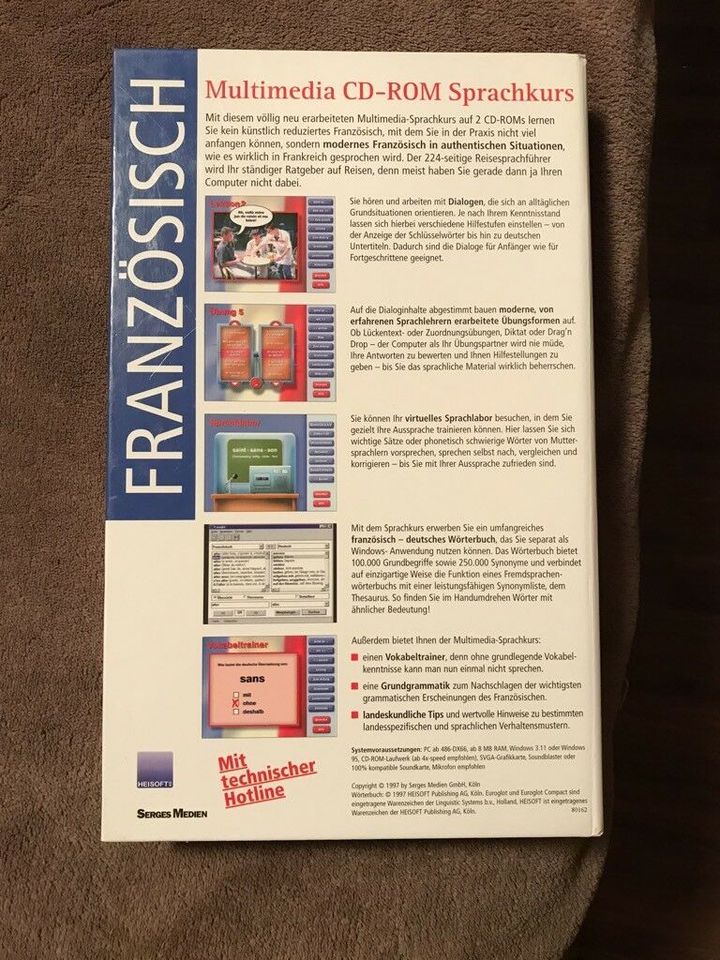 Multimedia CD-Rom Sprachkurs Französische in Düsseldorf