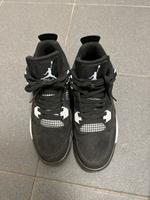 Jordan 4 Retro weiß schwarz Berlin - Treptow Vorschau
