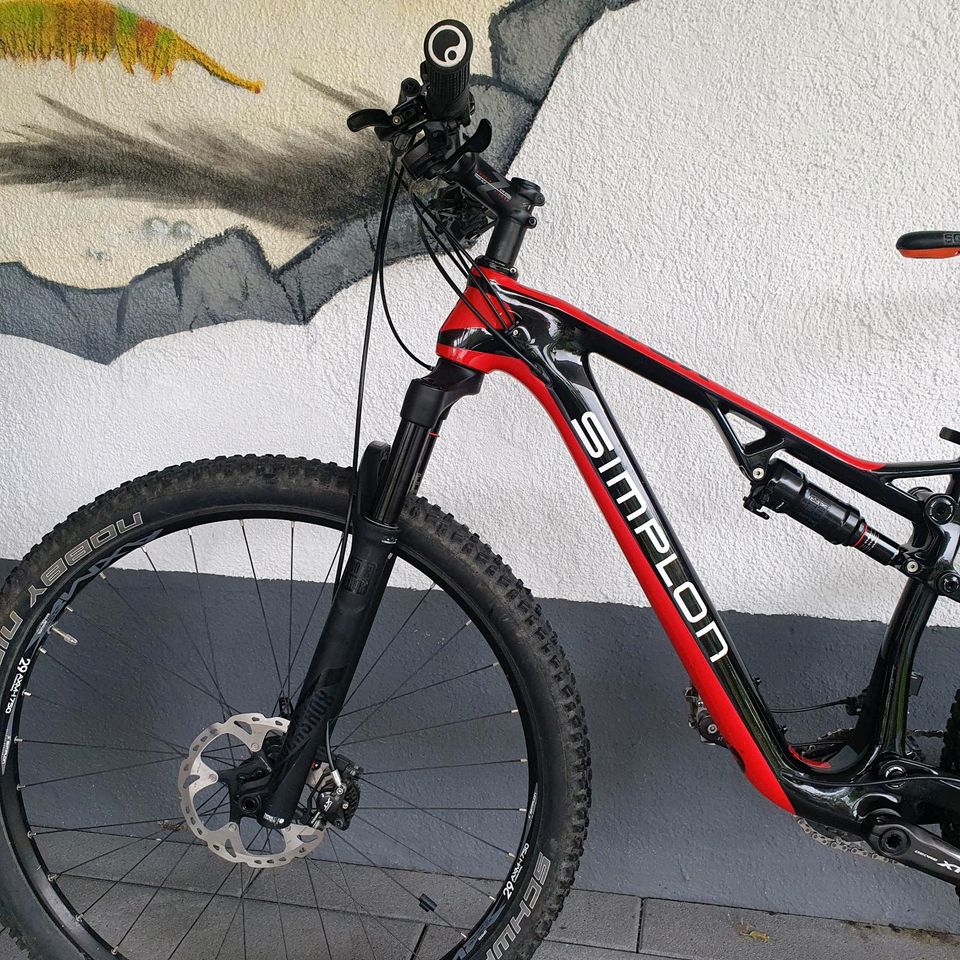 Simplon cirex 120 xtfully  mtb Mountainbike gr m 120 bj 18 carbon in Ettlingen