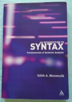 An Introduction to Syntax von Edith A. Moravcsik Hessen - Wettenberg Vorschau