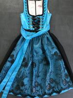 FUCHS Dirndl, Größe 32, aqua/ schwarz, Oktoberfest, w.Neu Bayern - Marktheidenfeld Vorschau