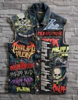 PHILIPP PLEIN DENIM VEST ROCK PP / M / NEU / Hessen - Ober-Mörlen Vorschau