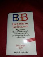 Bürgerliches Gesetzbuch 80.Auflage 2017 Berlin - Köpenick Vorschau