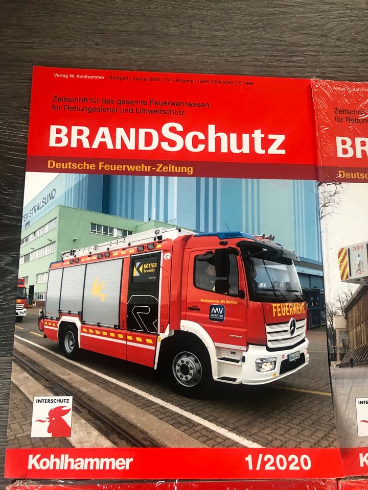 Brandschutz Feuerwehr Zeitschrift 2020 in Bad Oeynhausen