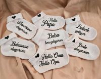 Personalisierte Babysocken Schwangerschaftsverkündung Babyshower Baden-Württemberg - Gingen an der Fils Vorschau