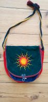 Tasche Umhängetasche Samt Hippie Festival Sonne lila grün rot Goa Mitte - Wedding Vorschau