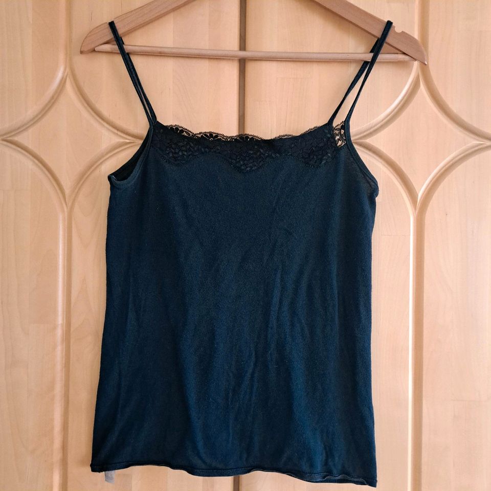 Damen Top Trägertop Spaghettiträger Shirt Gr. 42 in Bodenwöhr