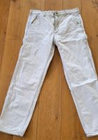 Pull & Bear Jeans weiß mit schwarzen Nähten Gr. 38 Niedersachsen - Westoverledingen Vorschau