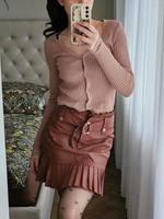 Stylischer Lederrock von Zara in Rostrot Essen - Altenessen Vorschau