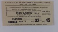 Mary und Gordy Konzertkarte Ticket vom 21.09.1987 Baden-Württemberg - Rielasingen-Worblingen Vorschau