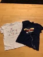 2 T-shirts für Mädchen, Gr. 128/134 Sachsen - Bannewitz Vorschau