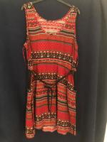 Luftiges Sommerkleid mit Ethno-Muster in Rot-Schwarz – Größe 44 Bayern - Lindenberg im Allgäu Vorschau