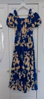 Marina-blaues Kleid mit Gold Akzenten Thüringen - Erfurt Vorschau