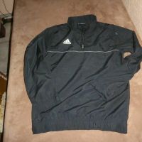 Jacke Windbreaker schwarz dünn in Gr. 134/146 adidas -- neuwertig Sachsen - Riesa Vorschau