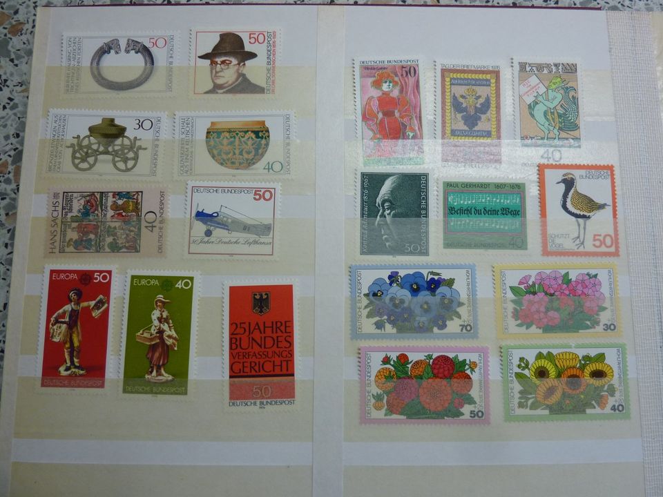 Kleiner Lot Briefmarken BRD 1976, postfrisch in Remscheid