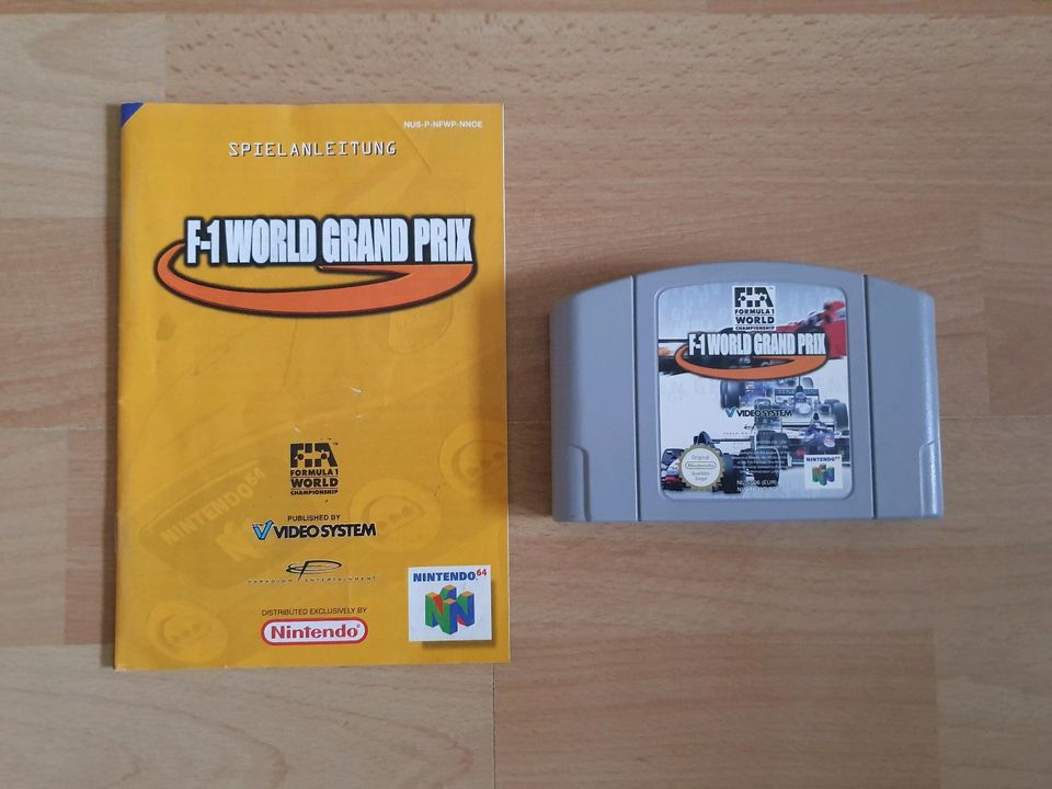 Nintendo N64 F1-World Grand Prix mit Anleitung in Dortmund