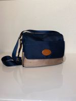 Otto Kern Handtasche Tasche Umhängetasche dunkelblau/beige Hessen - Fritzlar Vorschau