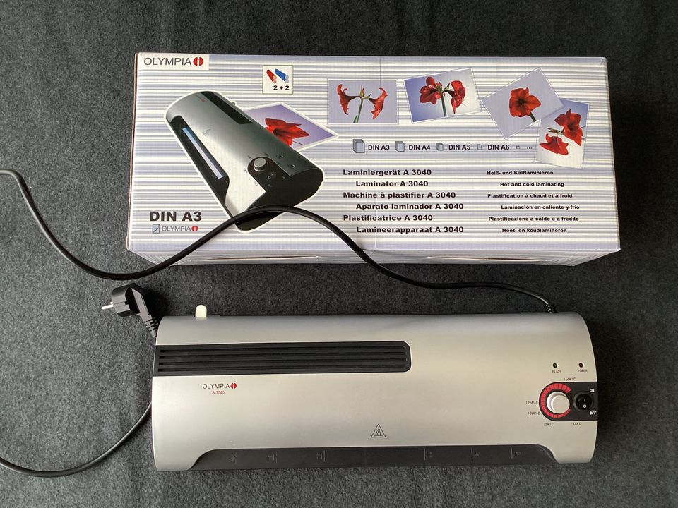 Laminiergerät Laminator A3040 Olympia DIN A3 A4 A5 A6 Original in Roschbach