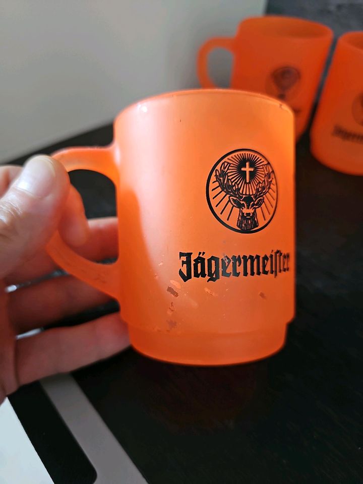 Jägermeister Kaffeebecher orange in Haltern am See