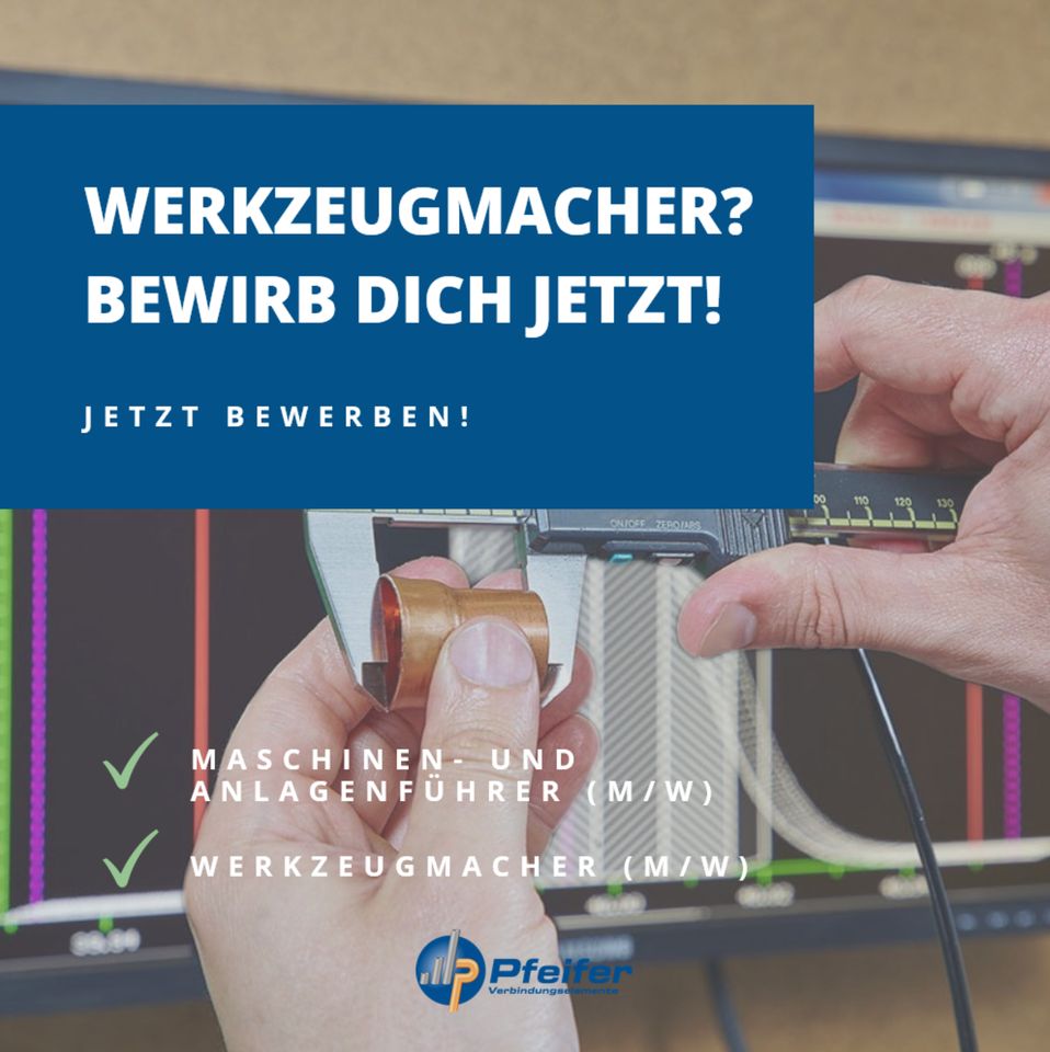 Werkzeugmacher (m/w) bei Pfeifer Verbindungselemente GmbH in Bad Laasphe