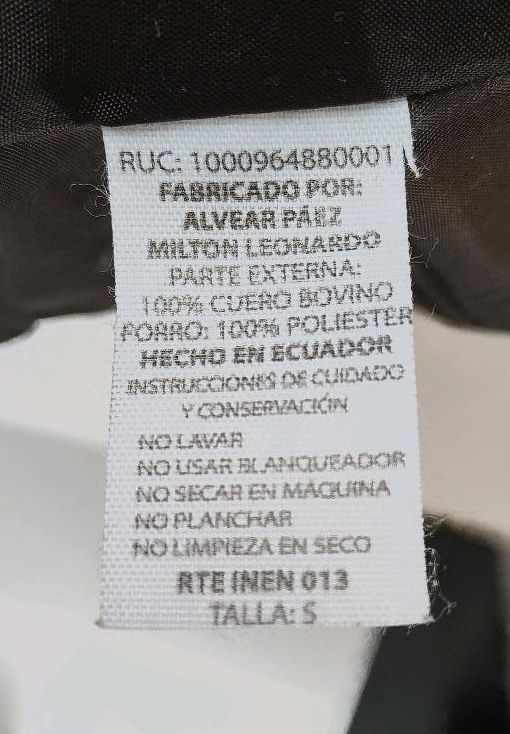 Lederjacke Bikerjacke aus Ecuador NEU!! in Freiburg im Breisgau