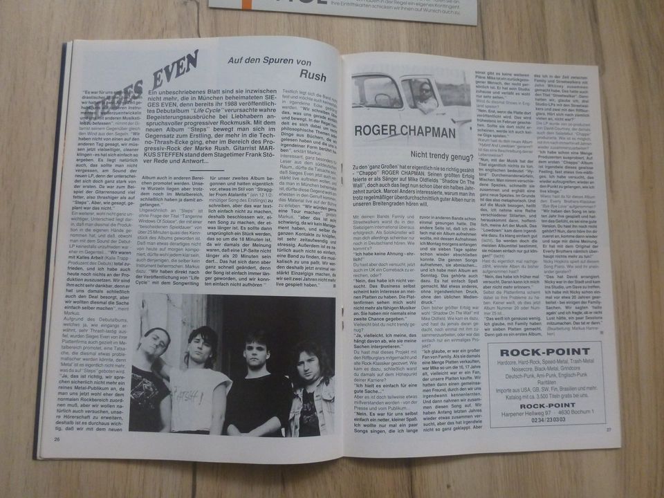 Stage Time Nr. 21 Dez.'90/'91 Musik Magazin Heavy Metal, Rock in München