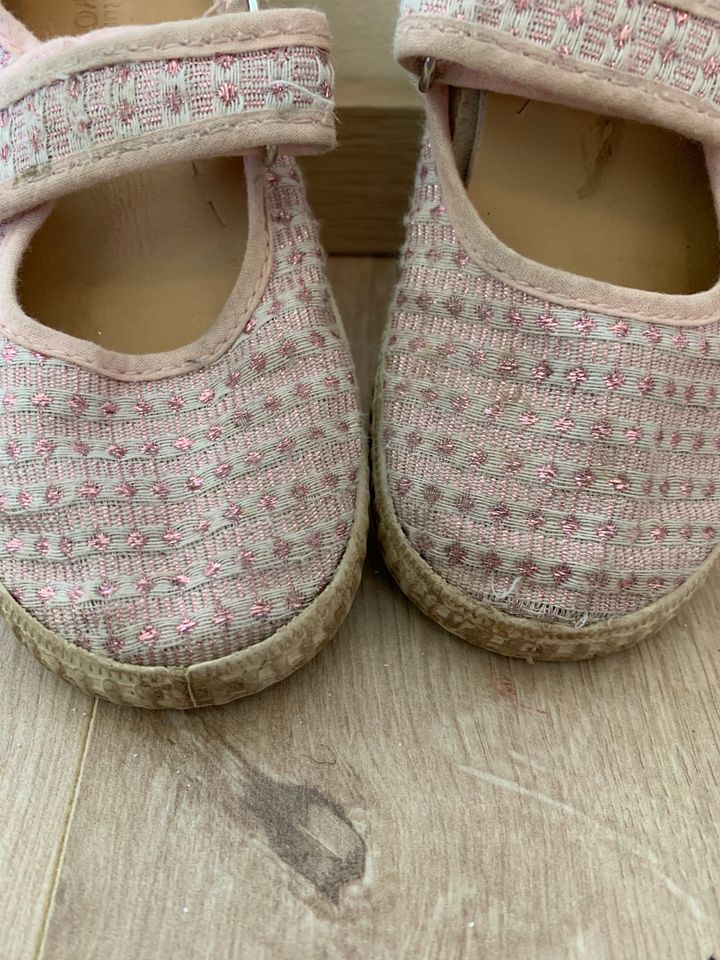 Natural World 26 rosa kariert Glitzer Schuh Kinder in Werther (Westfalen)