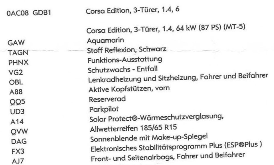 Corsa Edition 3-Türer - 1,4 , 87 PS "metallic" KLIMA in Bietigheim-Bissingen