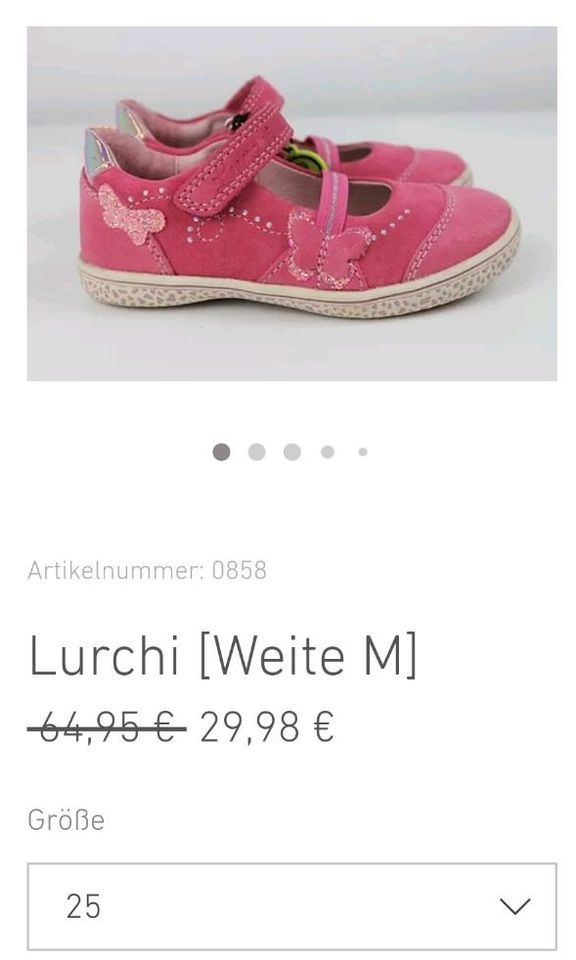 Neue Ballerinas Gr. 25 26 27 29 34 36 Lurchi Superfit Richter in Herzogenaurach