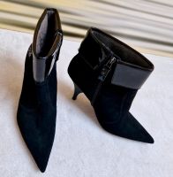 DAMEN STIEFELETTE - ANKLE BOOTS - ECHT WILDLEDER mit Lack - GR. 4 Nordrhein-Westfalen - Krefeld Vorschau