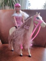 Steffi Love Barbie Puppe / Reiterin mit Pferd Thüringen - Großobringen Vorschau